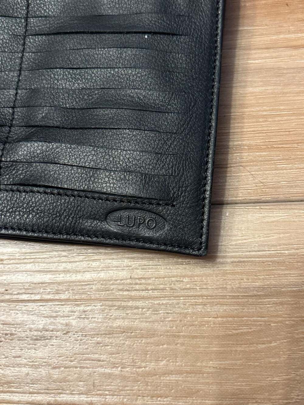Lupo Barcelona Genuine Leather Bi-Fold Wallet Made in Spain - Picture 2 of 6